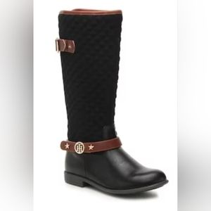 Tommy Hilfiger girls quilted boots
